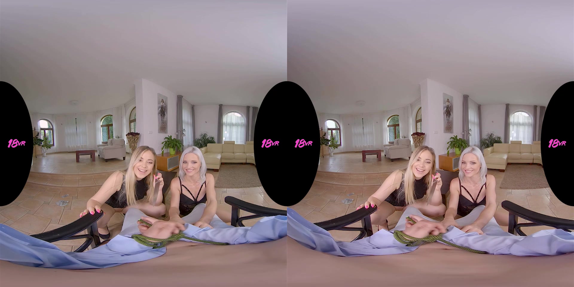 Zazie Skymm & Selvaggia Babe in Boneward Bound - 18VR