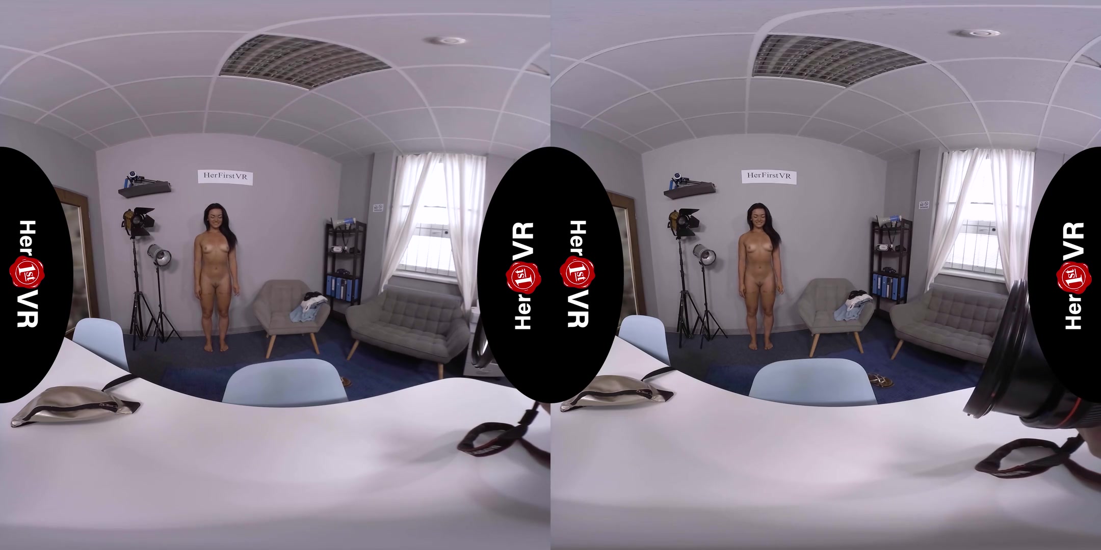 Zuzu Sweet - VR Casting - Shaved Amateur Striptease POV Fuck