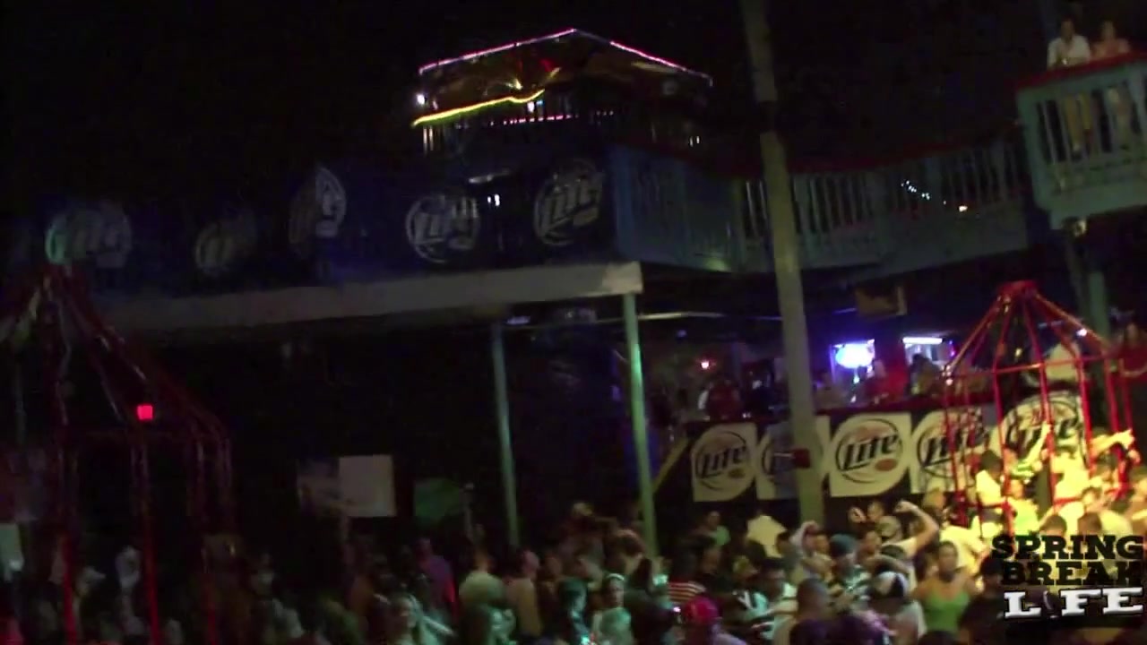 Spring Break Girls Club Flashing and Limo Ride
