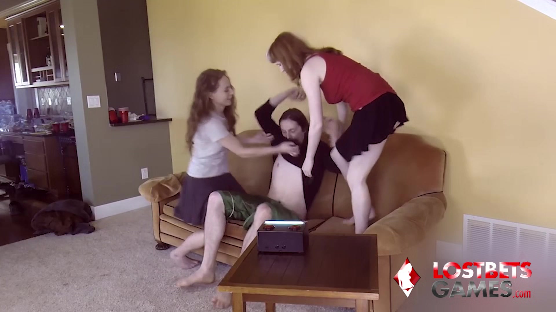 Aften and Ashley Lose Clothes One Memory Fail at a Time