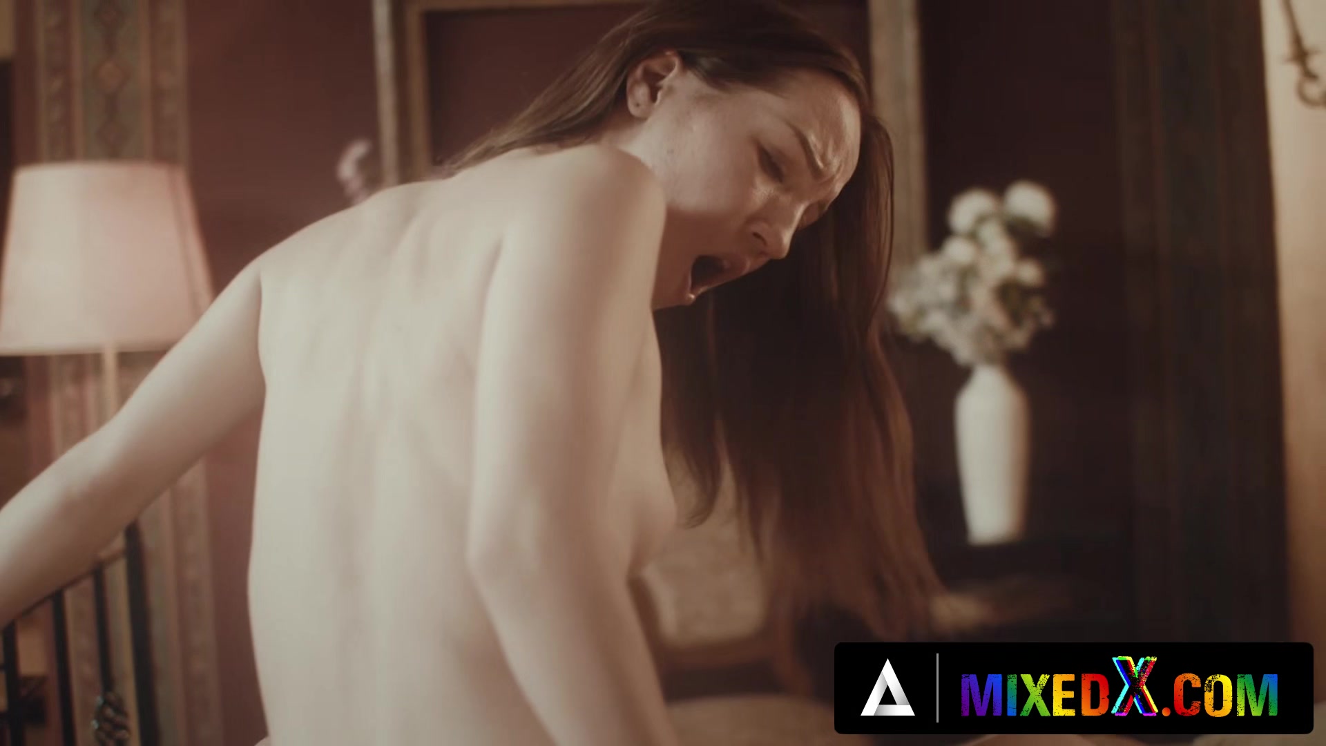MIXEDX - Hot MILF Kitana Lure Dominates Sexy Kate Quinn To Eat Her Wet Pussy Until She Cums