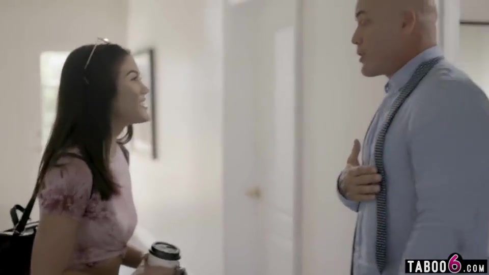 Stepdaughter Wets Herself When Lectured By Stepdad - Kendra Spade