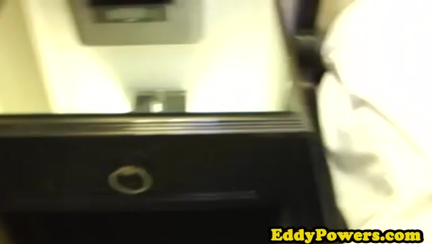 Inked amateur sucks oldmans jizz out of cock