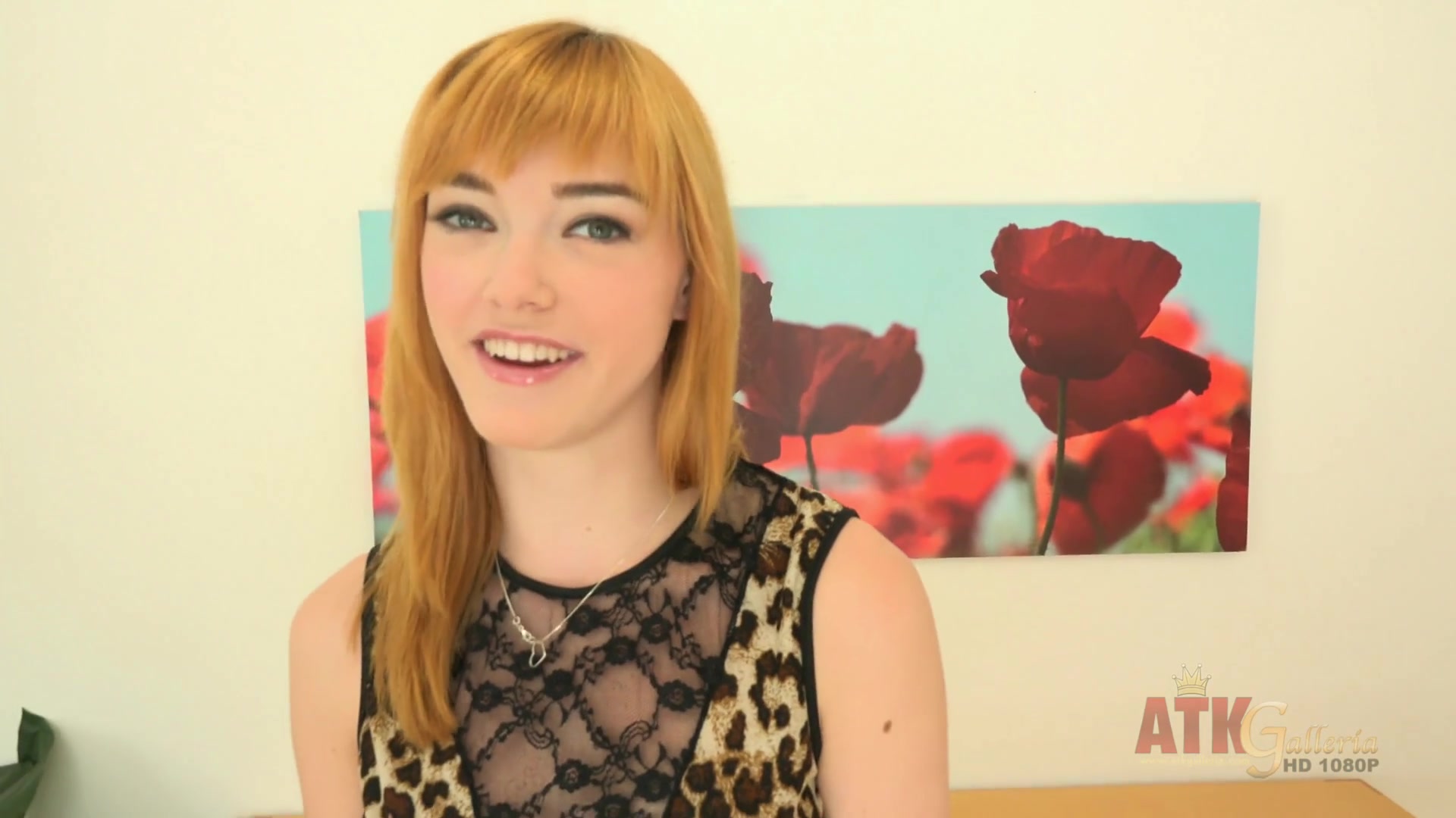 Anny Aurora enjoys posing for the camera at casting