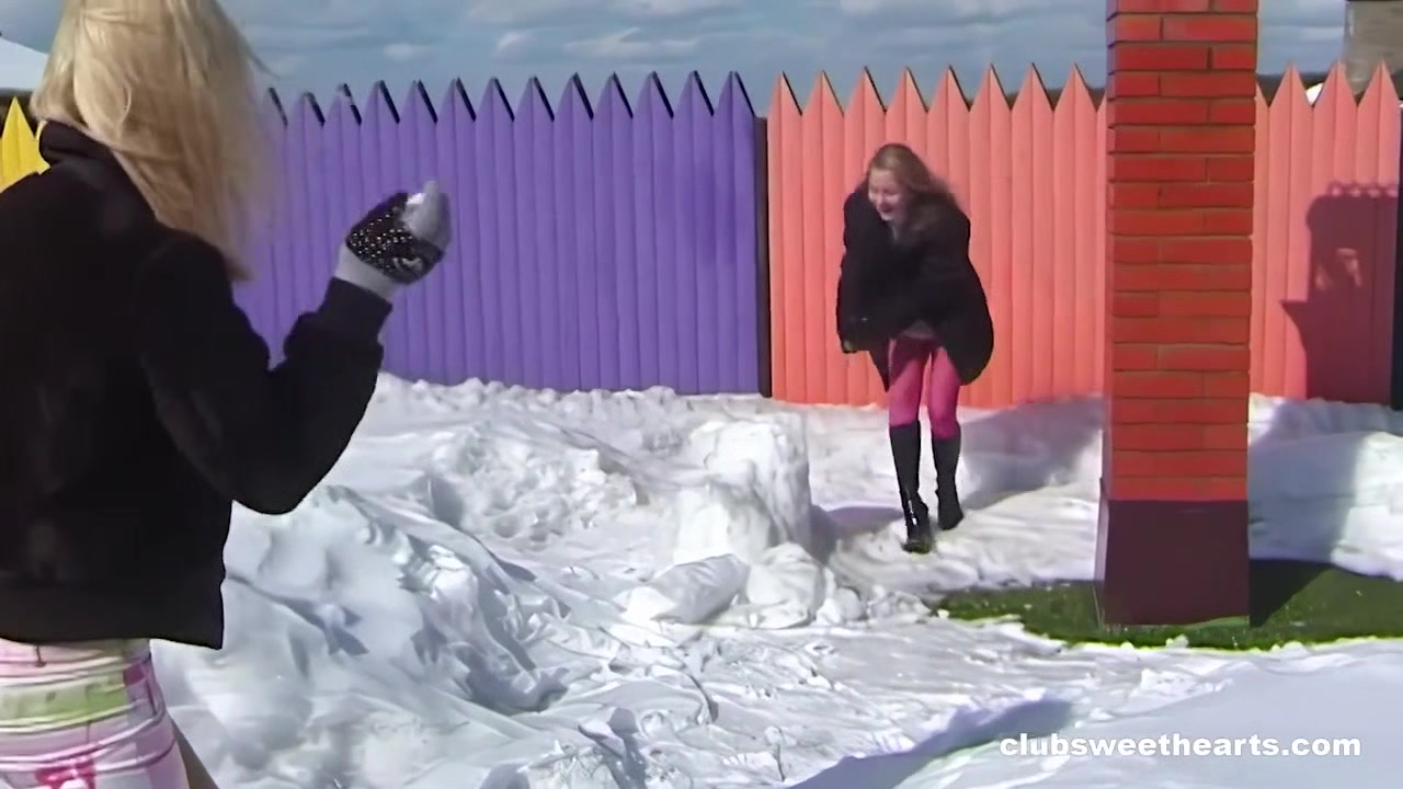 Sweety and Crystal Posing in the Snow (Remastered) - Sweetheartsclassics