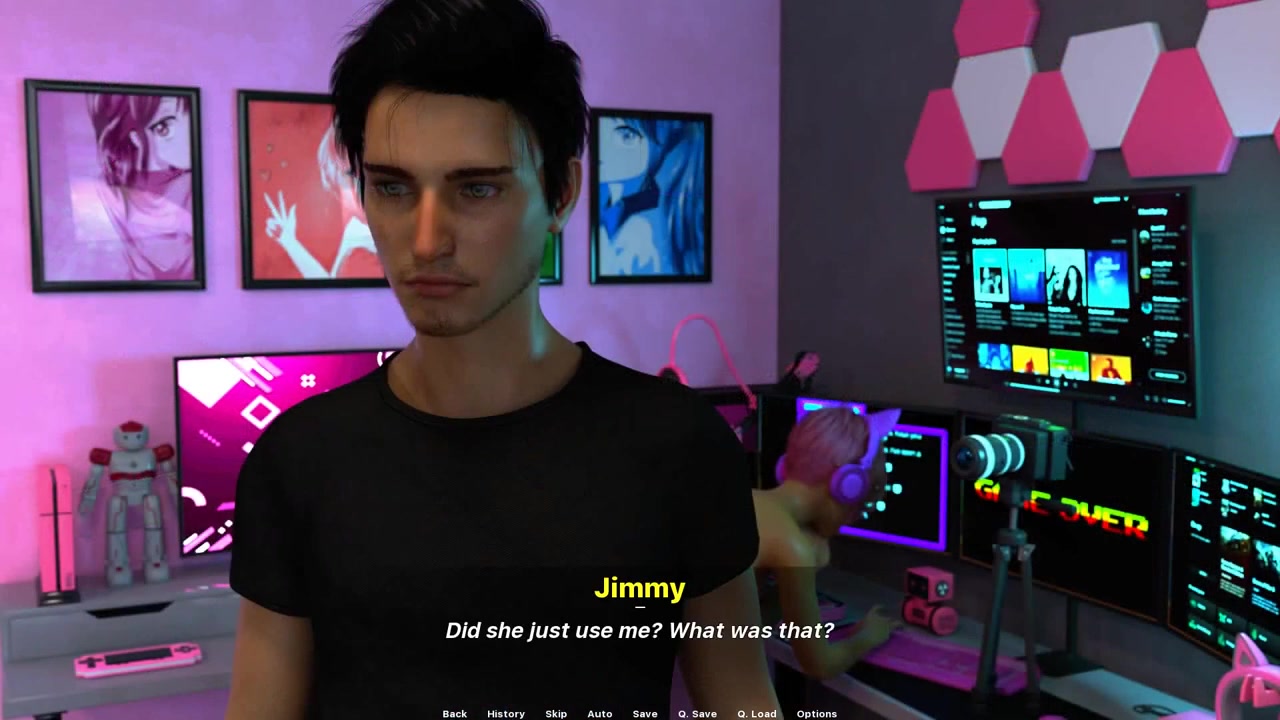 Acquainted Gamer Girl Jerking Off Very Big Cock Ep 5
