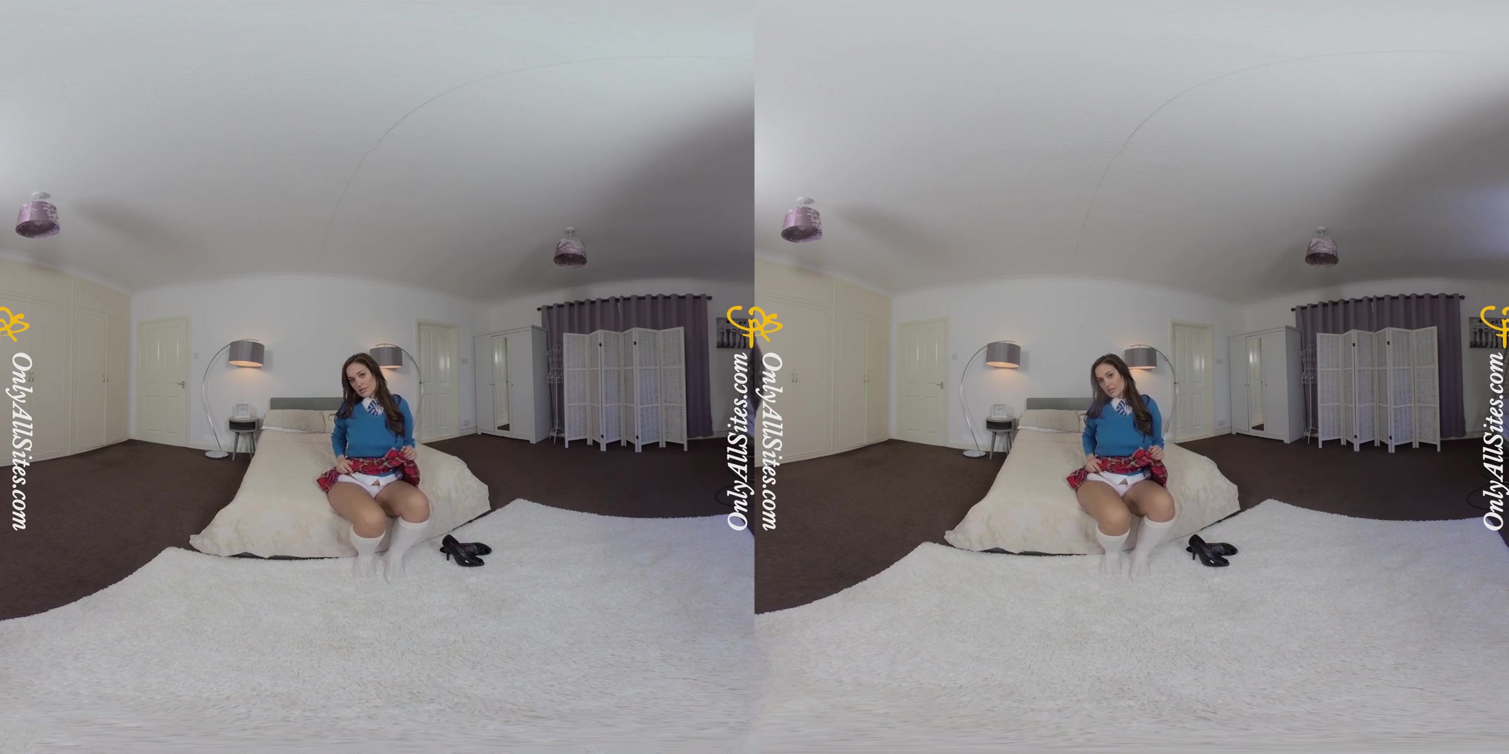 Frankie L - College; Busty teen 18+ Coed Solo Striptease