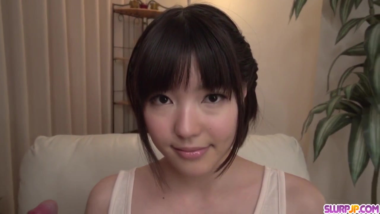 Yume Aoi throats cock hard then swallows jizz