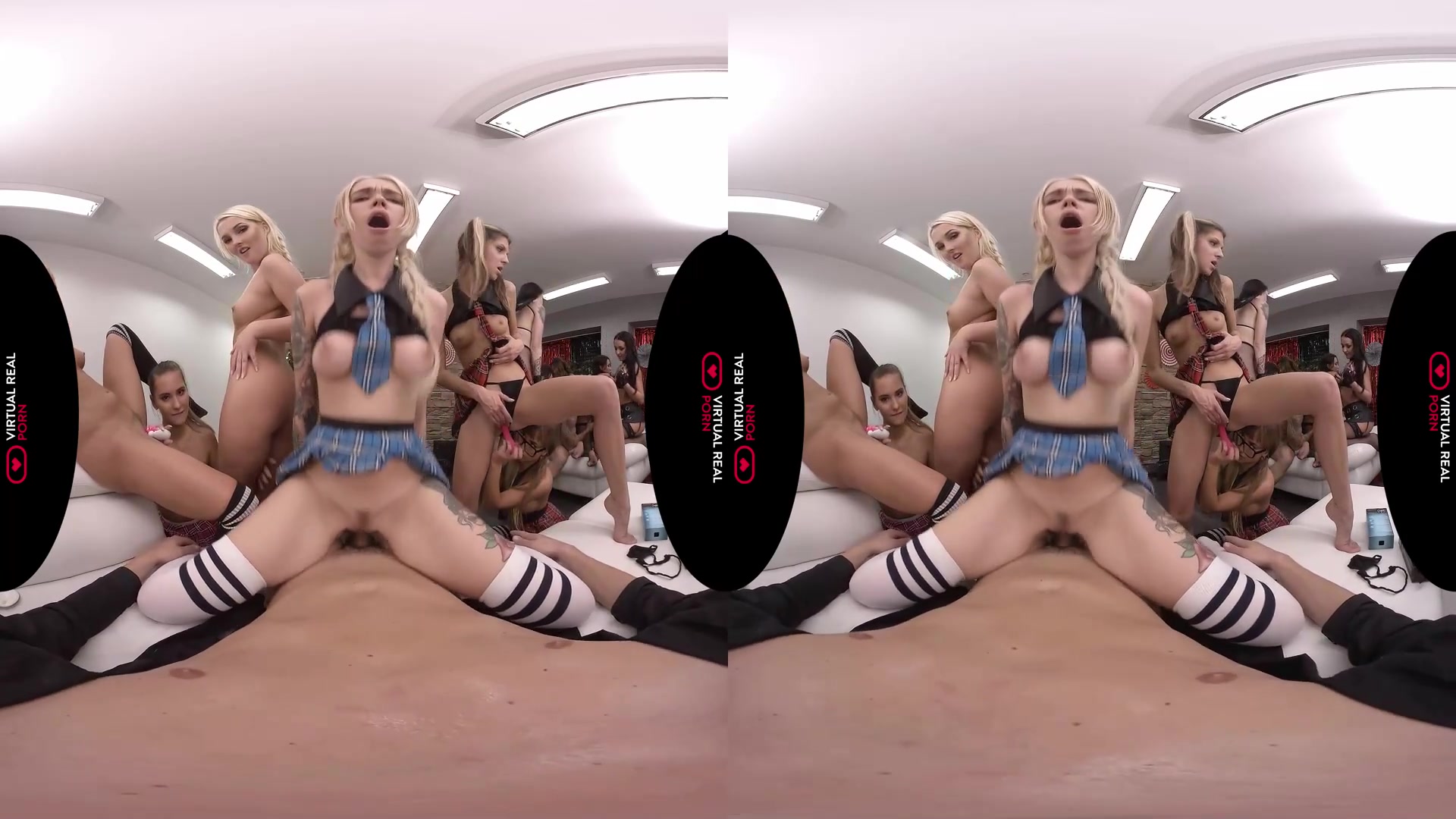 12 Girls of Christmas: Red Team - VirtualRealPorn