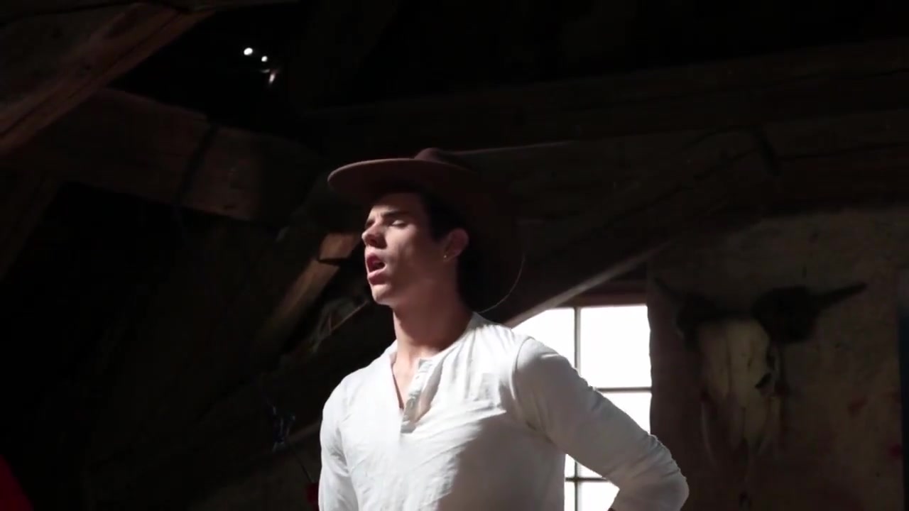 Spurting Wad On The Ranch For Matt And Cameron