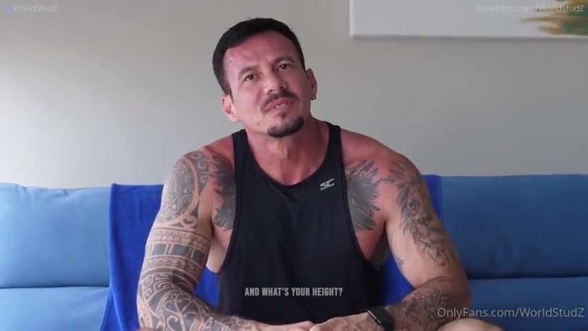 Mexican Step daddy Gustavo Milked And Edged After Street Workout