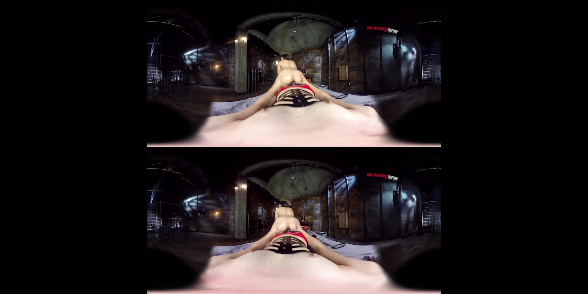 Mona Wales & Mia Little in Lezdom's Hole POV - KinkVR