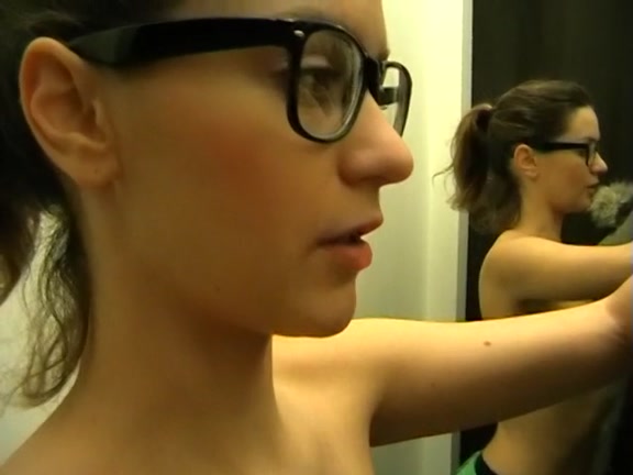 Bj in the restroom and public exposure