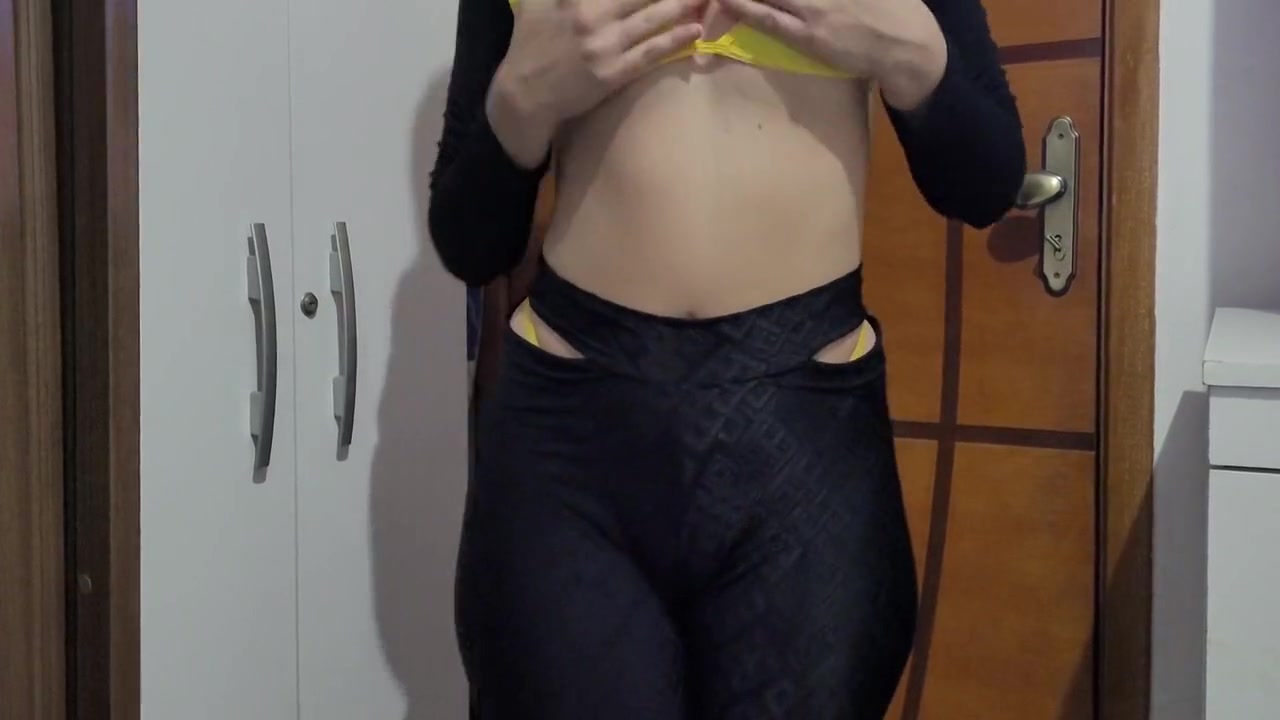 My Hairy Pussy In My New Lingerie With Butt Plug