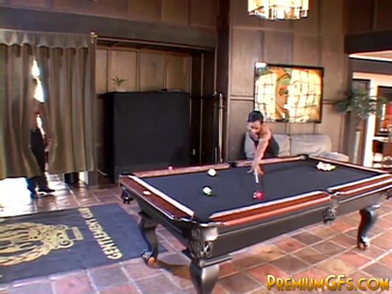 Ebony blasted from behind in doggystyle