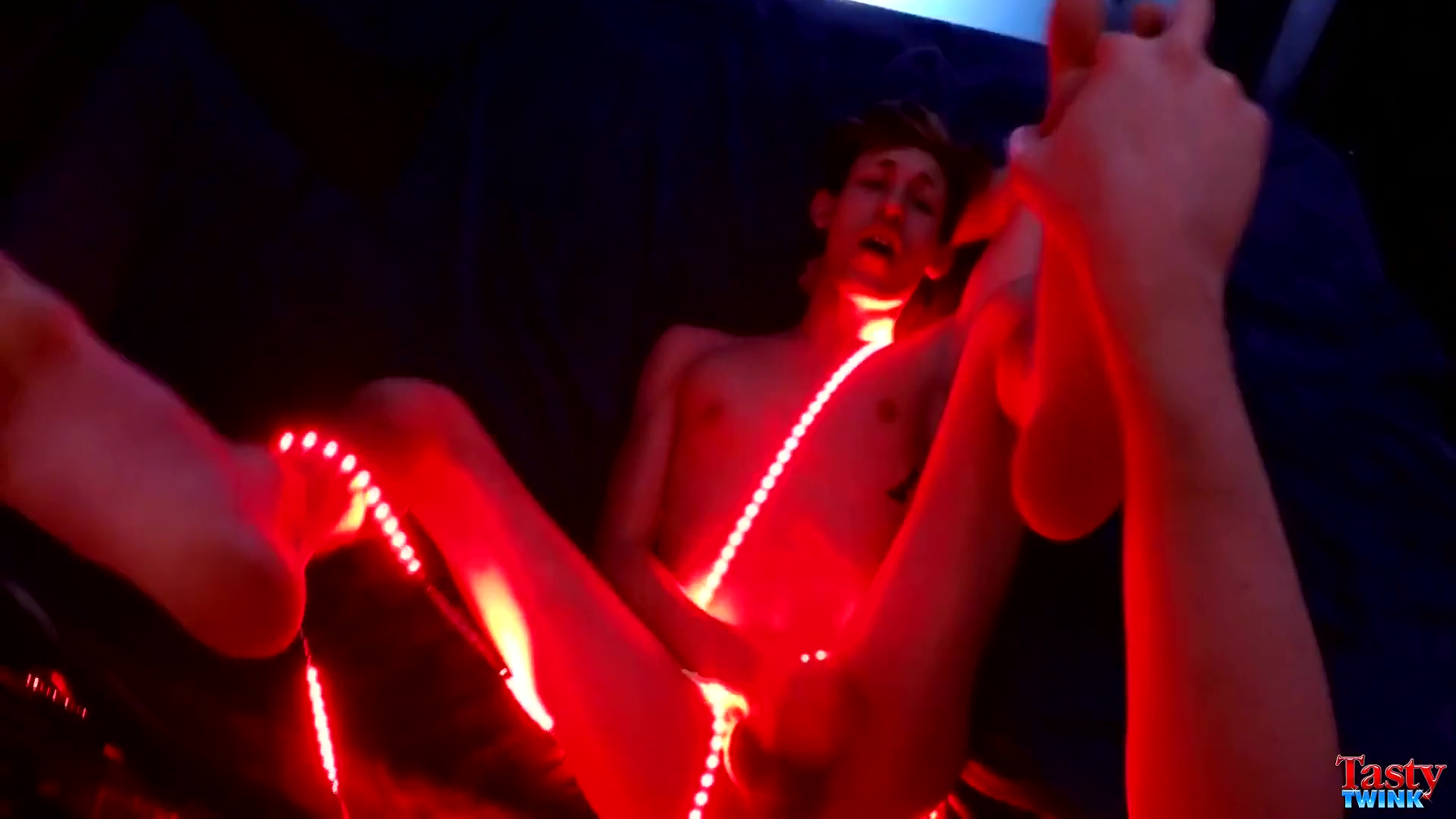 Blake Mast In Trace Gets A Lit-up Ass!