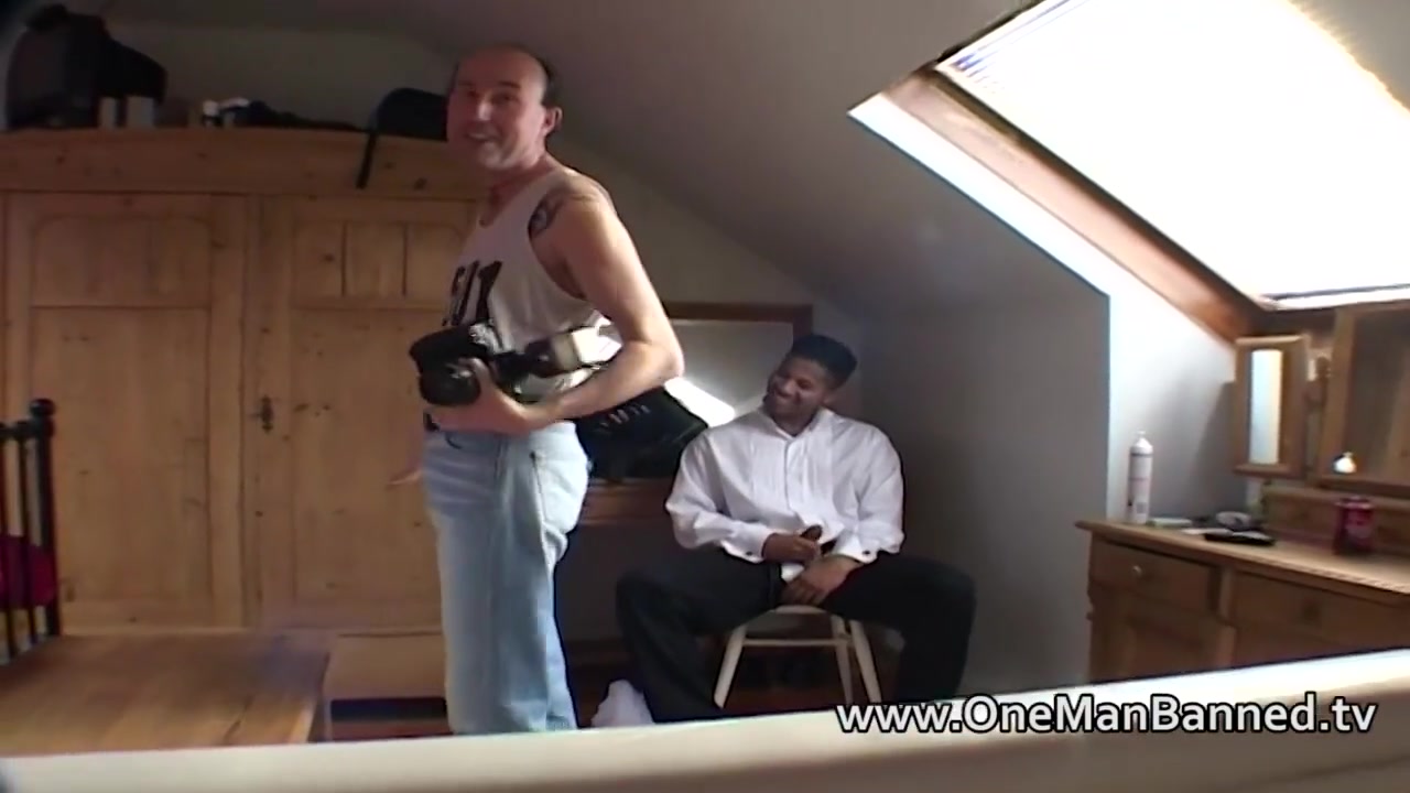A Black Man Watches A White Man Fucking His Ebony Wife