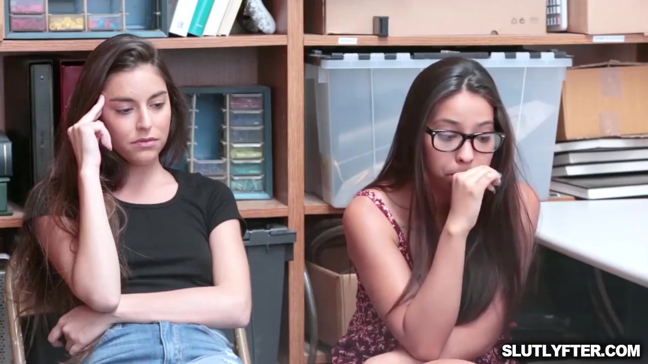 Officer Feasting On Two Tight teen 18+ Pussies