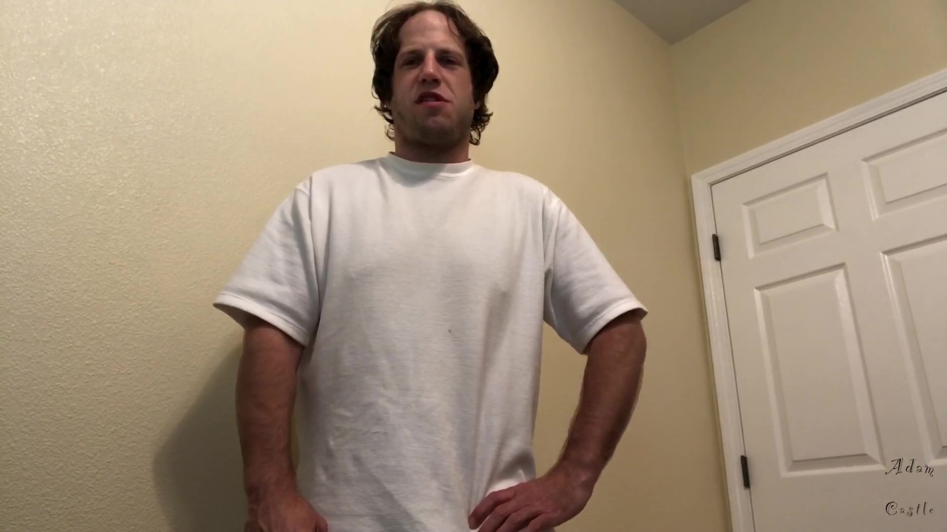 Hetero Guy Teases & Spanks Himself 4 Gay Roommie Joi