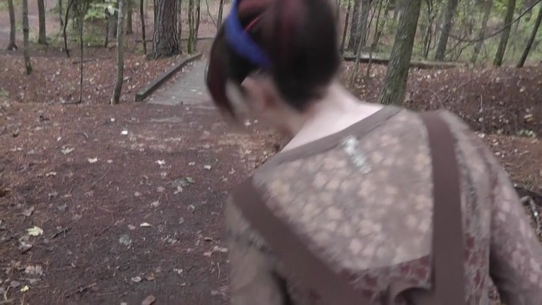 Drilled and Cum discharged his girlfriend in the forest