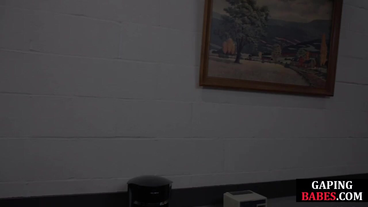 Lezdom office MILF fills babes ass with water after gaping
