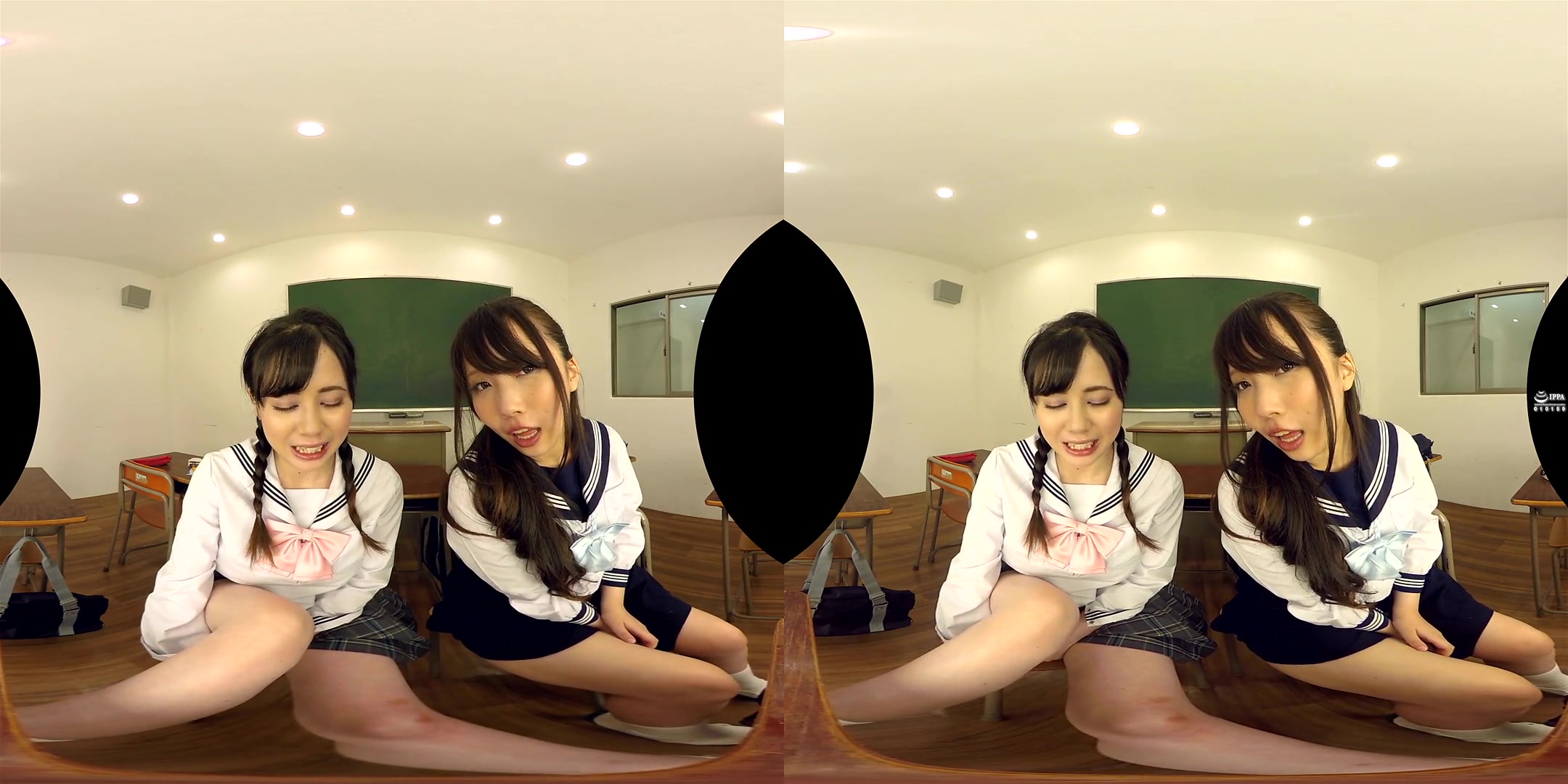 Aimi Yoshikawa & Kurumi Tamaki in Aimi Yoshikawa & Kurumi Tamaki Lesbian Showtime (schoolgirls 18+ Edition) - CasanovA