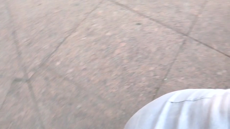 Kinky blonde slut gets her arse fucked in public