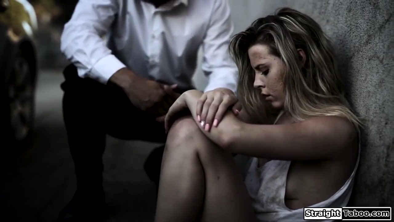 Homeless teen 18+ Fucked Rough By A Rich Man With Aubrey Sinclair