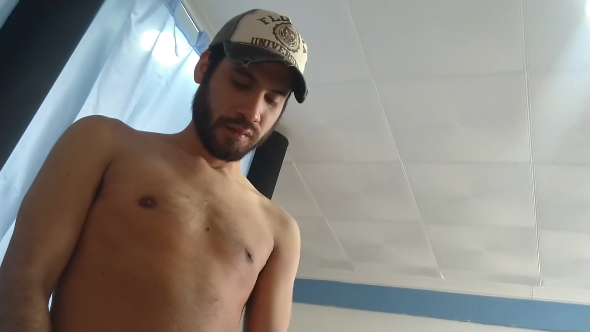 Young Latino Spits Milk