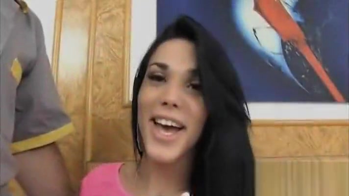 Double butthole raw Four delicious brunette hair ladyboy hooker