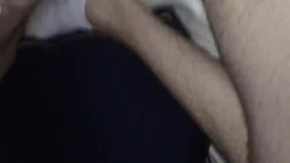 Young twink stroking his big cock and fucking a fleshlight