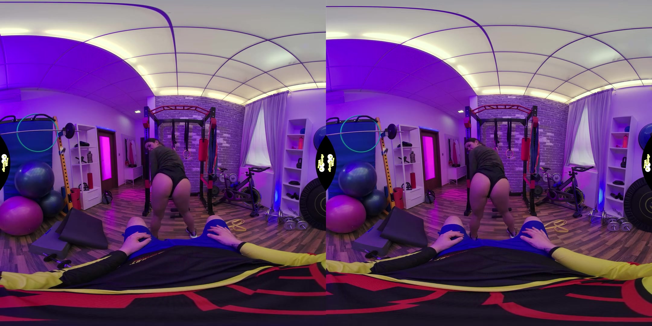 Horny Trainer - BG; Huge Tits MILF Pornstar - SexLikeReal