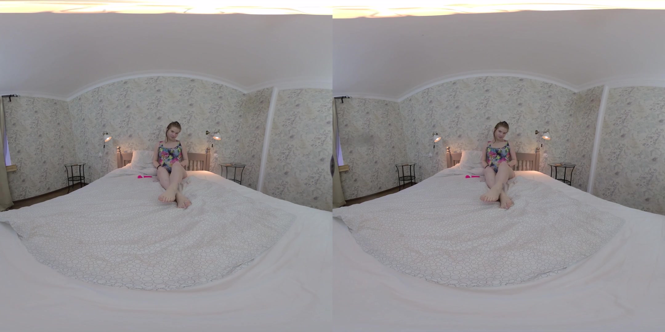 Pregnant Sandra Mea Plays With Pussy In Your Bed - Amateur Babe with a Dildo