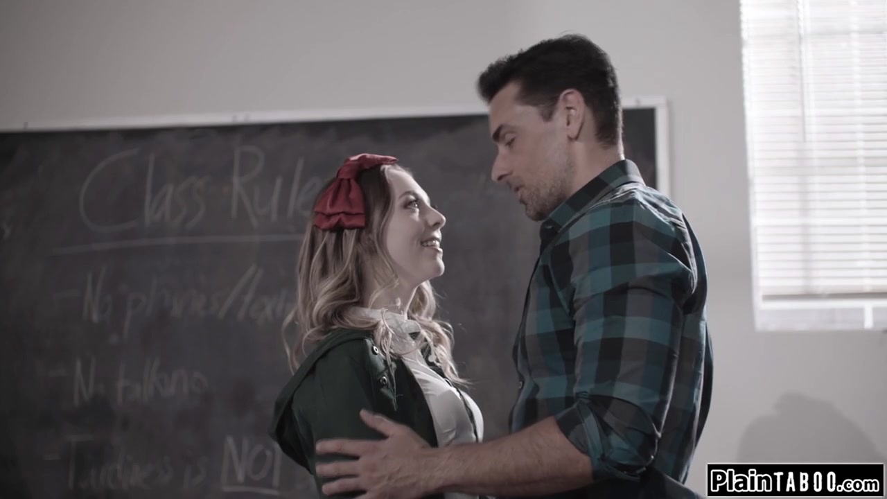 Small tits coed has handson sex acting lessons with teacher