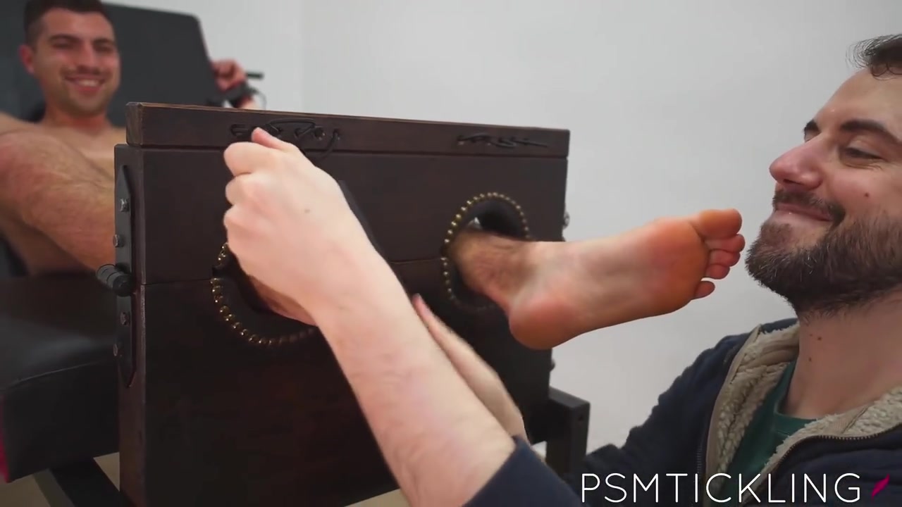 Diegos Tickle Session: Handcuffed, Oiled And Brushed By Master Matteo