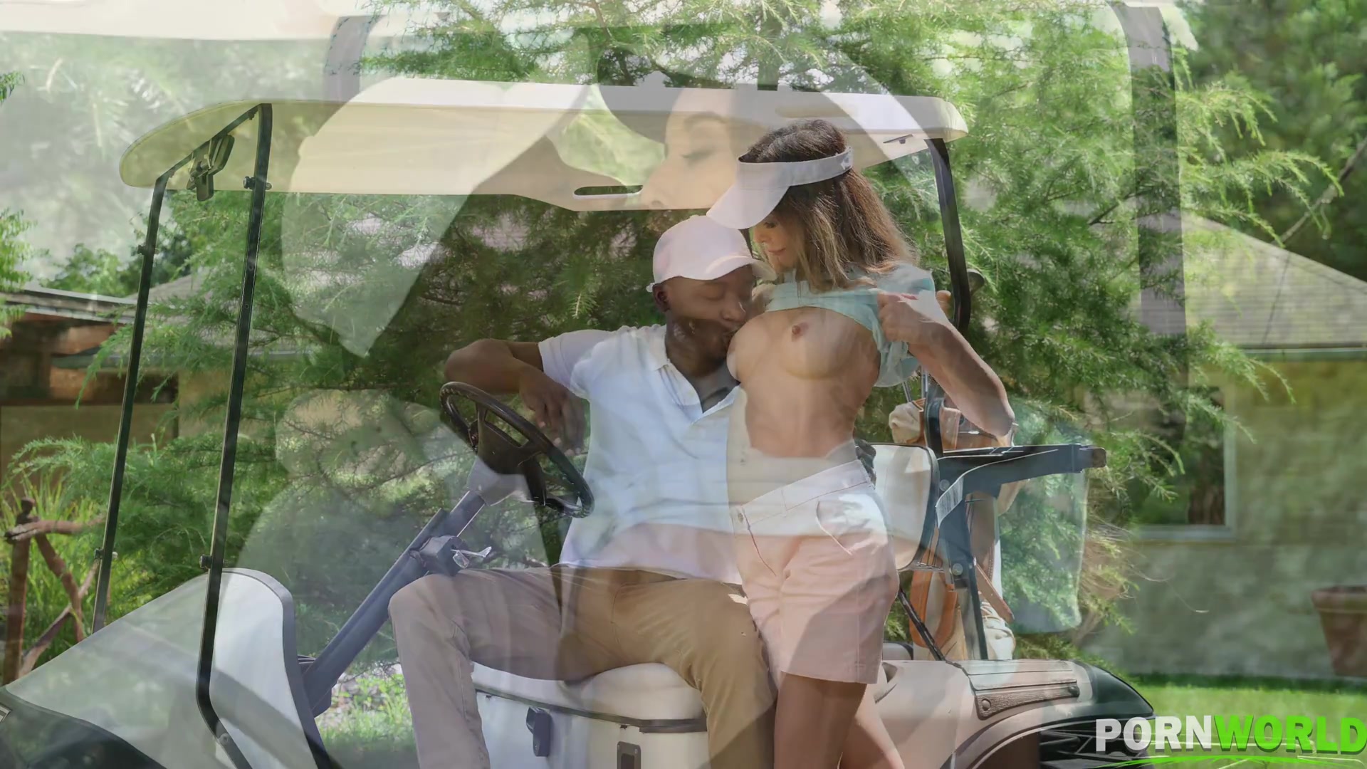 Hole in 1: Gold Coach Uses his Big Black Driver to Make Francys Belle Squirt Hard GP2019 - PornWorld
