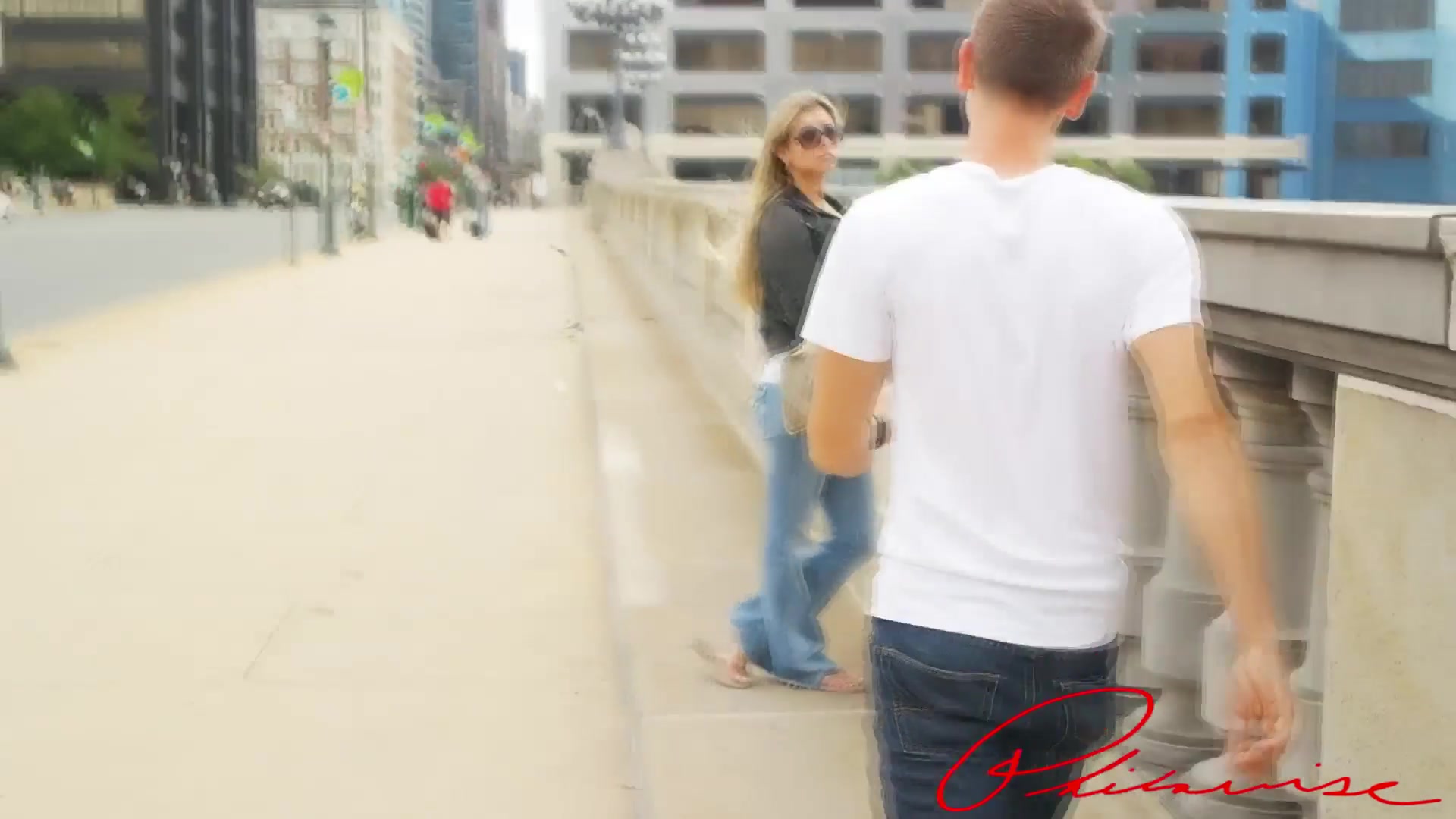 Sexy blonde milf Alana Luv gets picked up and fucked in Philly