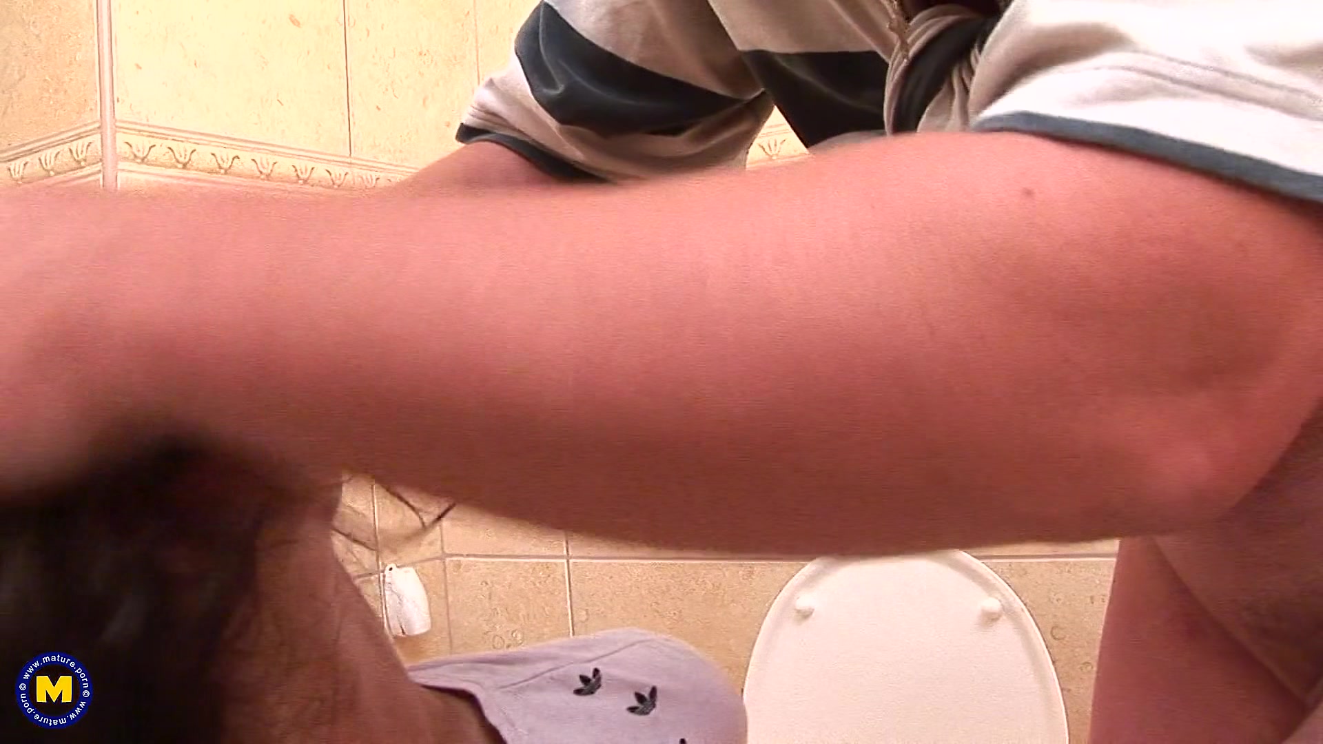 This Mature Toiletslut Gets A Mouth Full Of Cock And Piss