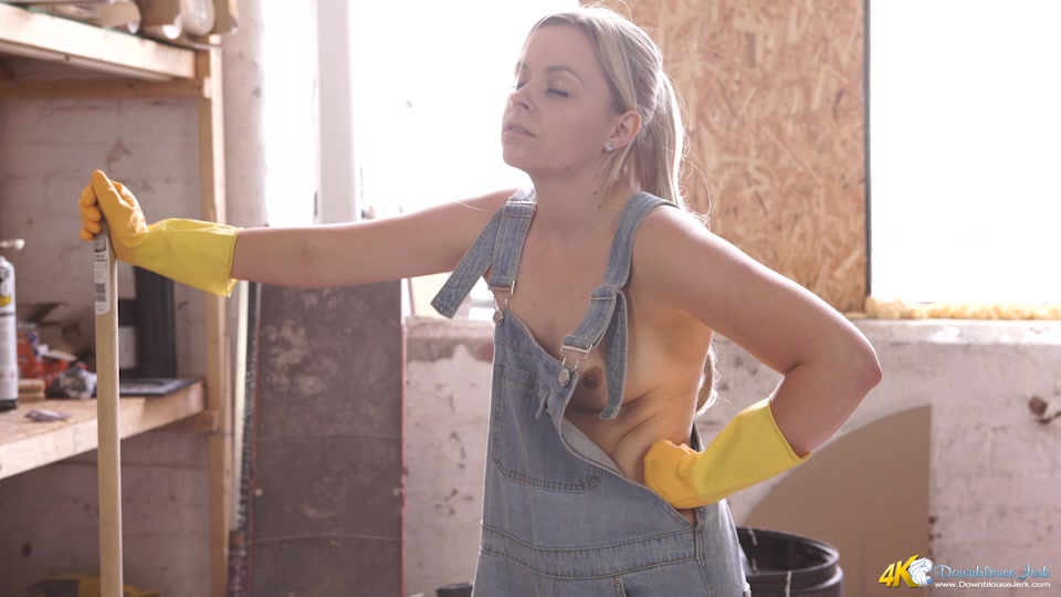 Anna Belle in Do The Dirty Work - DownblouseJerk