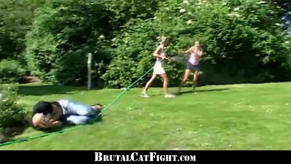 Mistress and girlfriend in a hardcore sex and catfight