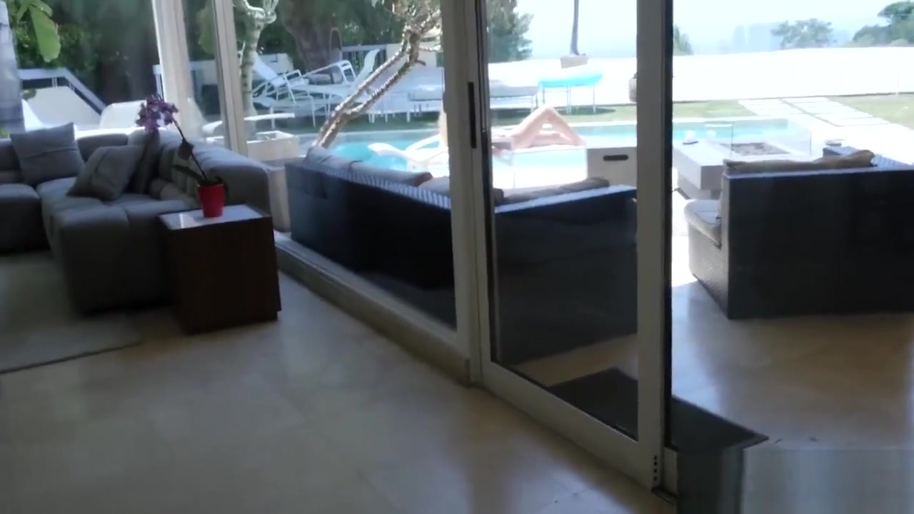 Stepsister teen 18+ fucks her spying stepbrothers hard dick