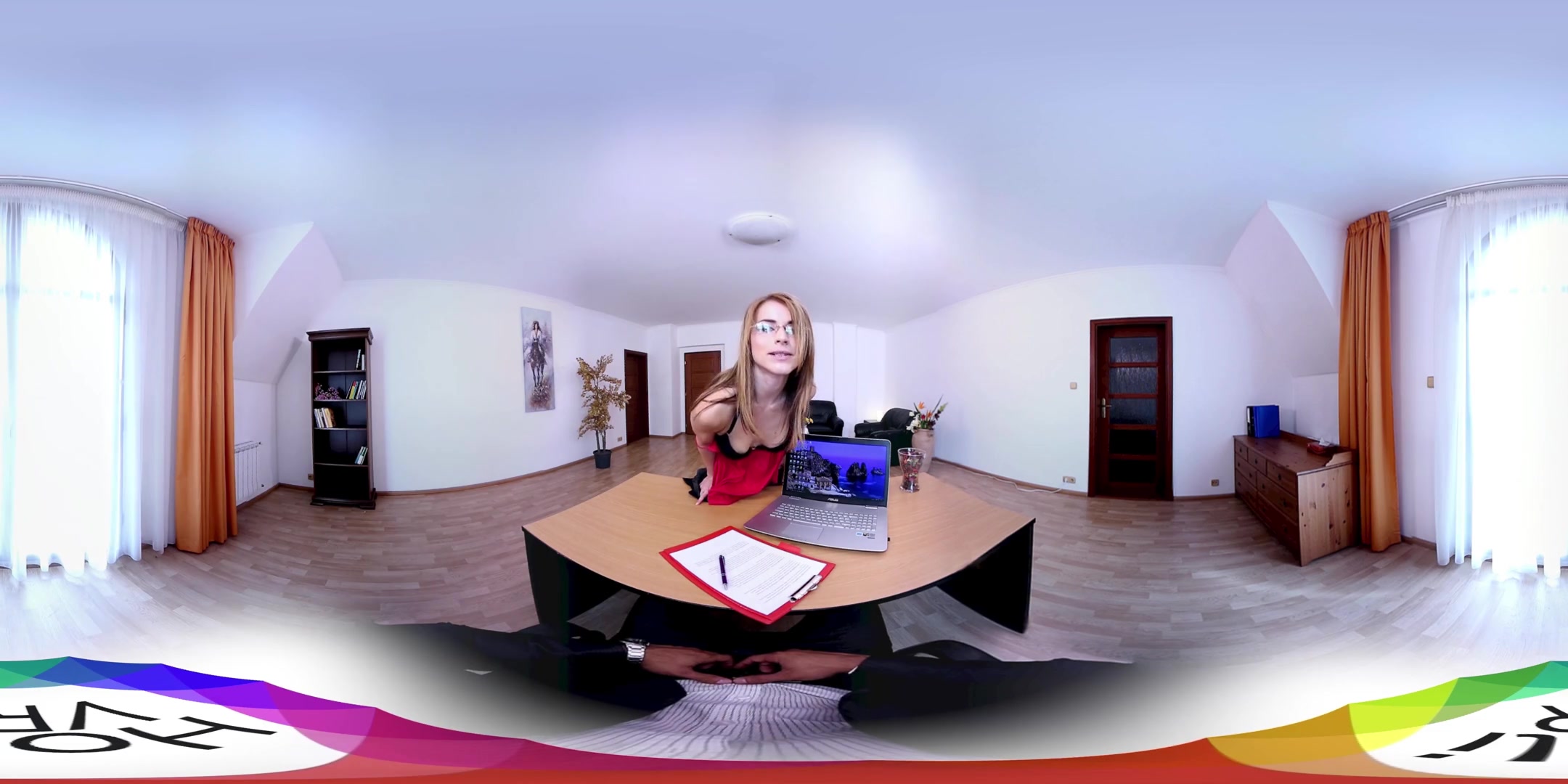 Paola Mike in Secretary 4PM - HoliVR