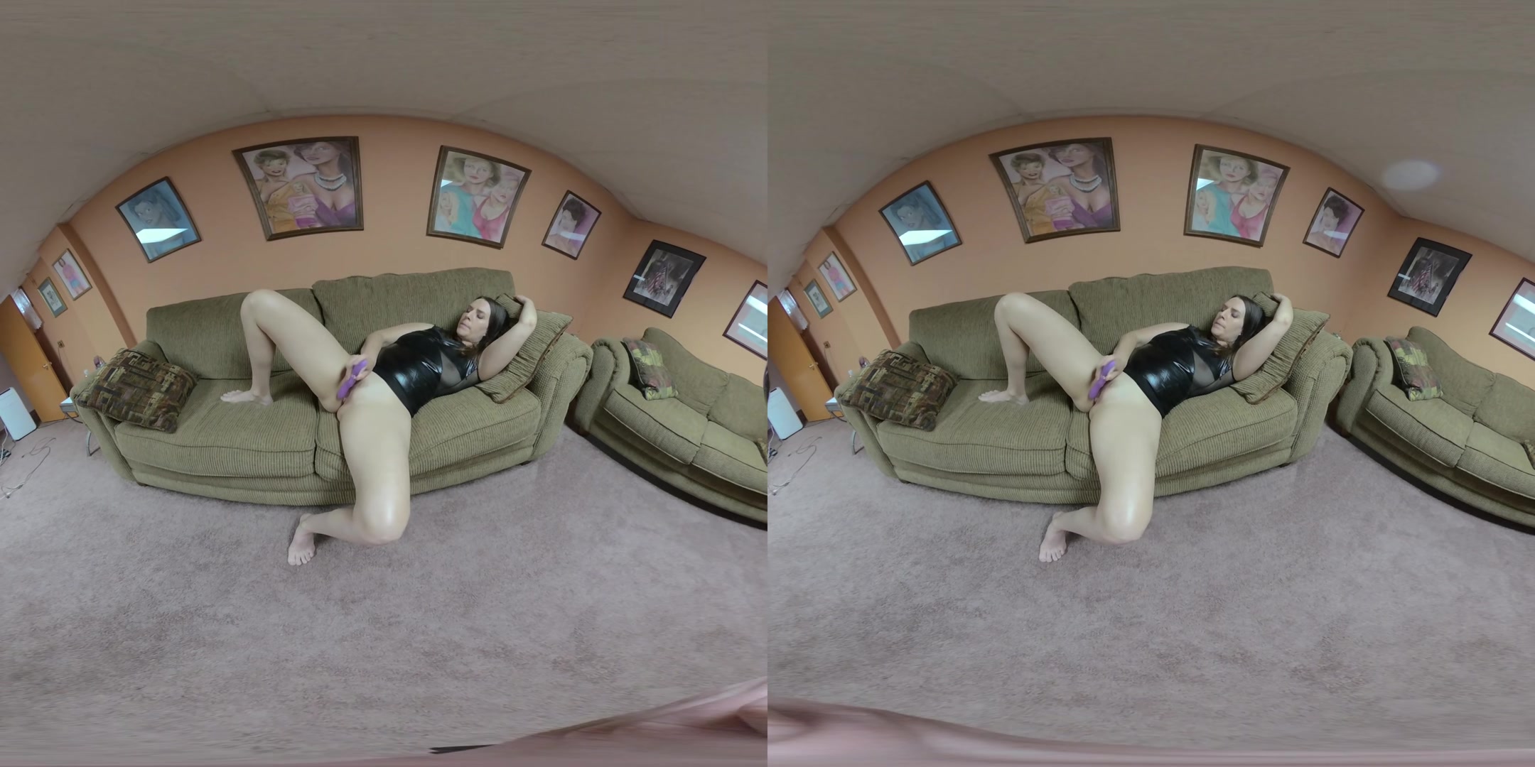 Alisha Adams Is Getting Off with Her Purple Vibrator - ChickPassVR