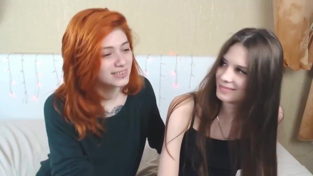 hot brown haired and redhead lesbians