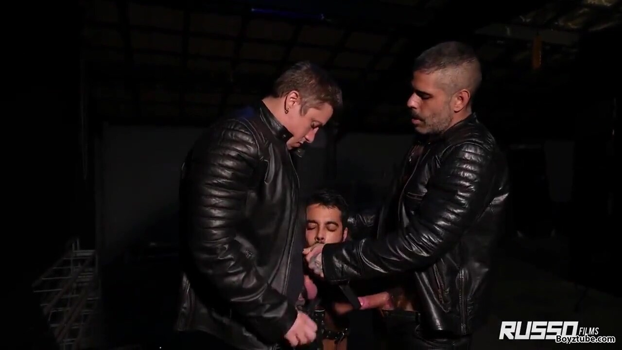 Boots licking leather masters