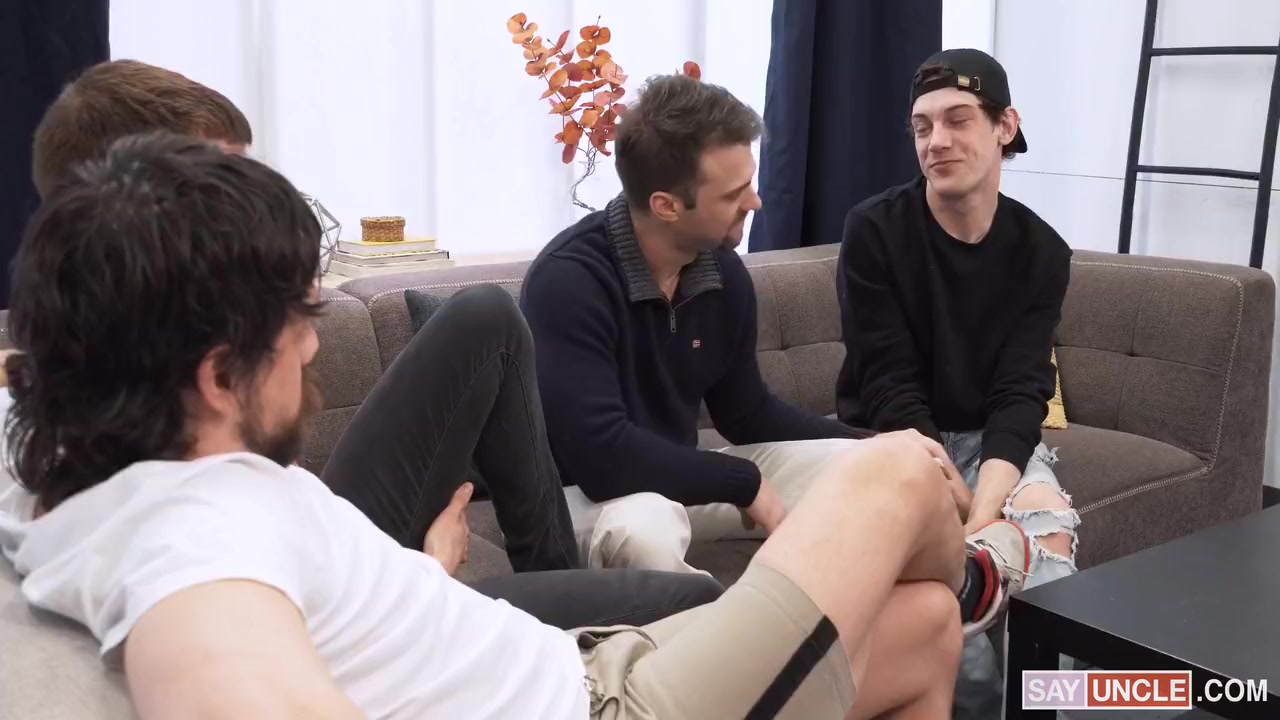Edward Terrant, Gabriel Clark And Ryan Jacobs In Sneaking Behind Backs Of Stepdads