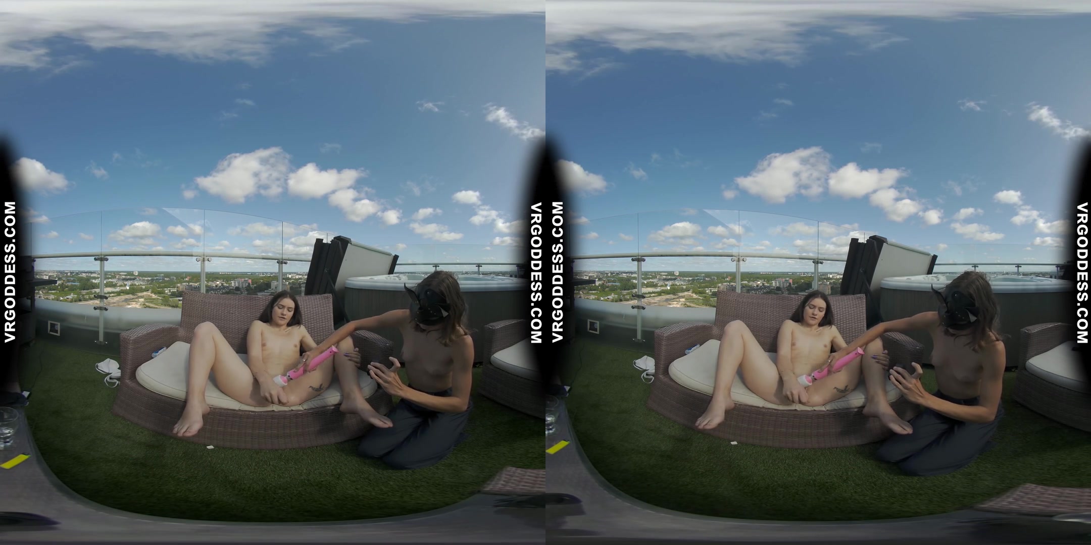 Lesbian Fun In The Sun Young Matty Smoking Dirty Female Director Miss Pussycat Worships Her Pussy