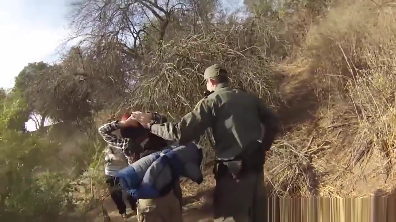 Latina Redhead Fucks Officer To Cross Border