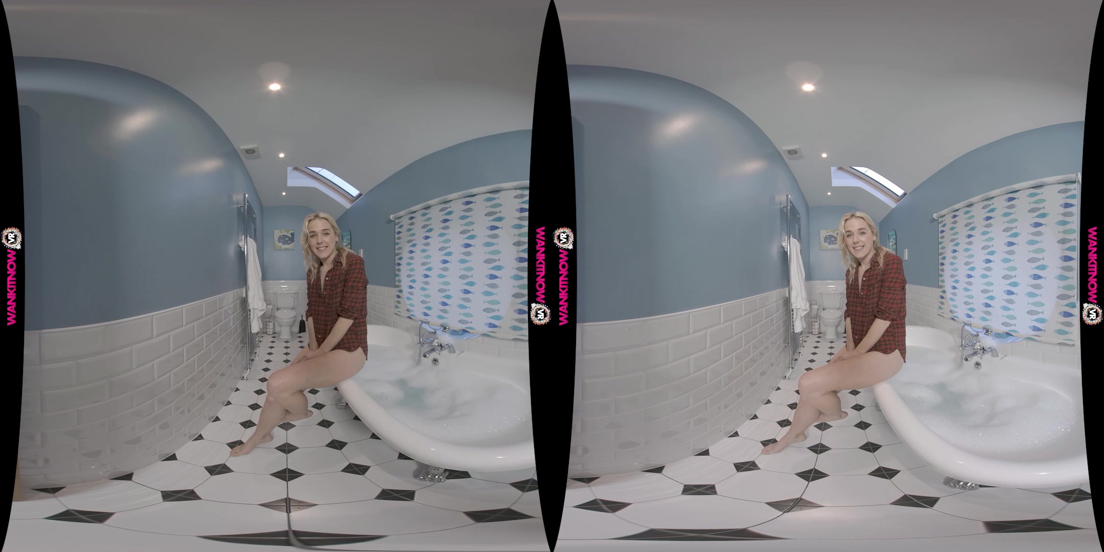 Using The Shower Head featuring Amy W - WankitNowVR