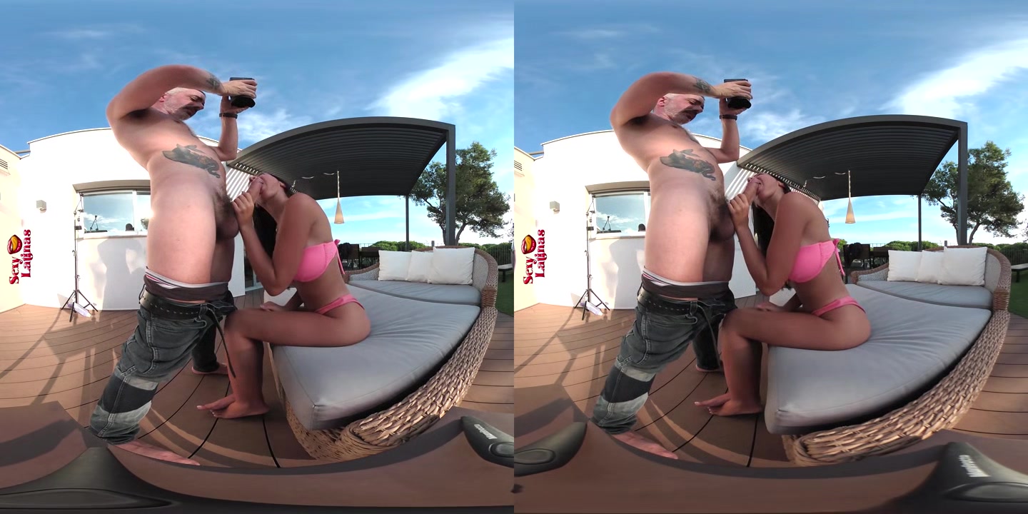 Sunset With A Busty Latina Photoshoot BTS - perVRt